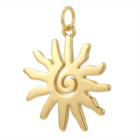 Ciondoli Per Gioielli DIY Rame Placcato Oro 18K Zircone Cuore Angelo Malocchio Per Creazione Collane Orecchini
