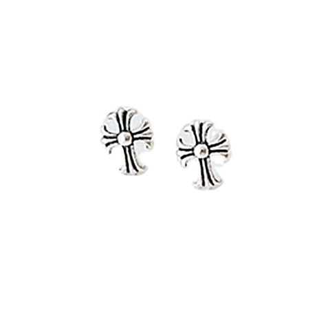 Orecchini A Lobo A Croce Vintage Ossidato 925 Argento Sterling Stile Gotico Per Donne Uomini