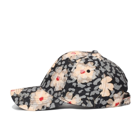 Casquette De Baseball À Imprimé Floral Et Léopard En Coton Polyester Respirant Réglable Chapeau De Mode Pour Hommes Femmes