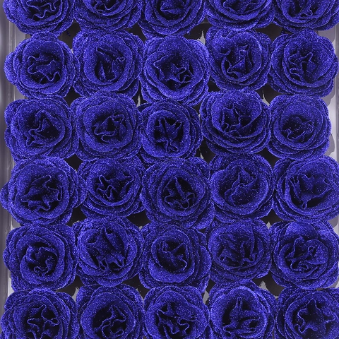 Artificial Crystal Rose Flower Heads Glitter Sparkle Flowers For DIY Wedding Party Home Floral Decoration Craft
