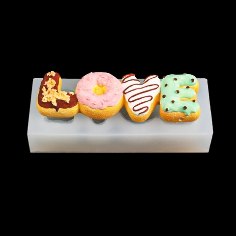 Love Letter Shaped Silicone Mold For DIY Baking Cake Fondant Chocolate Handmade Soap Candle Plaster Epoxy Resin Craft