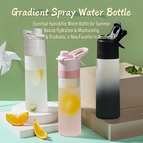 Spraybeker Outdoor Frosted Water Cup Student Gradiënt Dual-purpose Direct Drinken Grote Capaciteit Sport Draagbare Cup Waterkoker