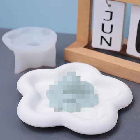 Melting Snowman Silicone Mold Christmas DIY Baking Tool For Fondant Chocolate Cake Candle Soap Making White