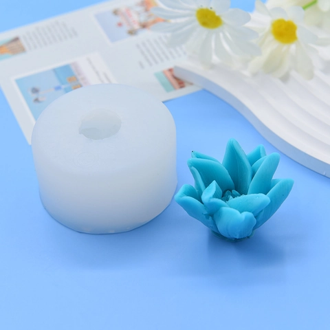 3D Sukkulenten Silikonform Blumen Pflanzenform Für DIY Tortendekoration Kerzen Seife Gips Handwerk