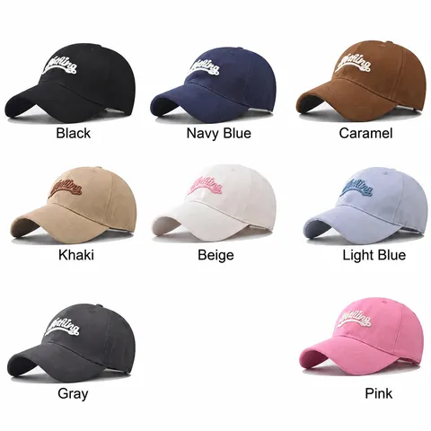 Unisex Baumwolle Baseballkappe Mit Nothing Buchstabe 3D Stickerei Verstellbar Gebogene Krempe Sonnenhut Für Outdoor Reisen Sport Mode Kopfbedeckung