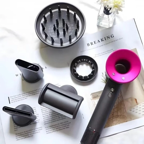 Professional High Speed Bladeless Hair Dryer Negative Ion Constant Temperature Fast Drying Salon Blow Dryer Styling Tool