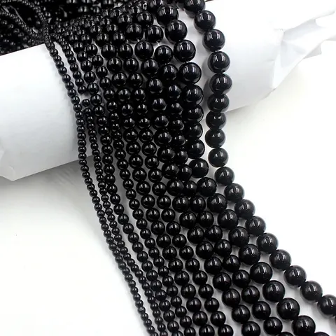 Round Loose Beads Glass Crystal DIY Jewelry Making Bracelet Necklace Glossy Matte Polished Craft Spacer Strands Accessories