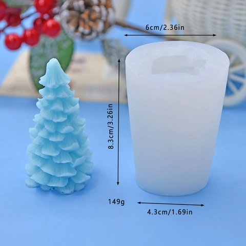 Kerstboom Vorm Siliconen Vorm Voor DIY Bakken Cake Fondant Chocolade Handgemaakte Kaars Zeep Ambacht