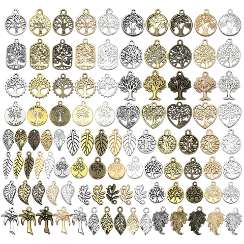 Tree Of Life Charms Alloy Pendants Vintage Style For DIY Jewelry Making Necklaces Bracelets Keychain Accessaries