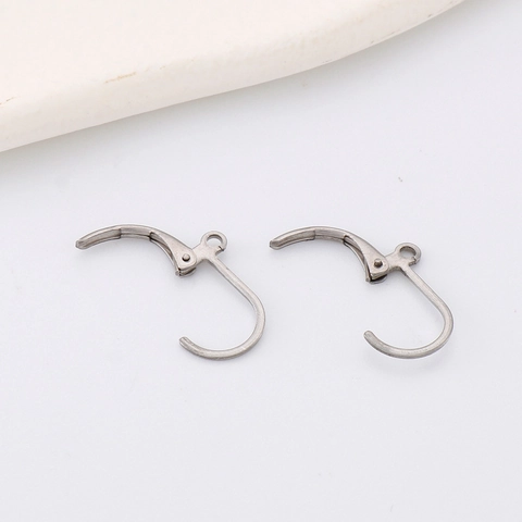 Ganchos Para Pendientes De Acero Inoxidable Chapado En Oro Para Fabricación De Joyas Accesorios De Bricolaje Sencillos