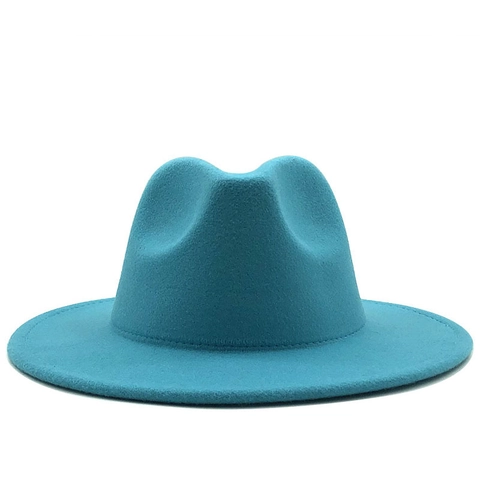Cappello Fedora Bicolore Feltro Di Lana Colore A Contrasto Tesa Larga Cappello Jazz Stile Vintage Accessorio Uomo Donna