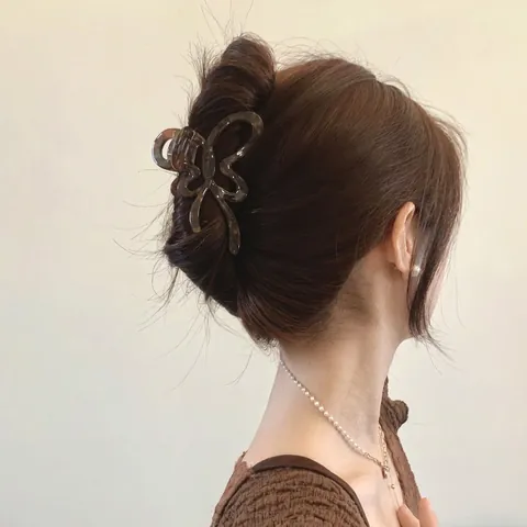 Molletta Per Capelli Farfalla Acetato Design Nastro Elegante Stile Fata Fermaglio Per Capelli Donne Ragazze