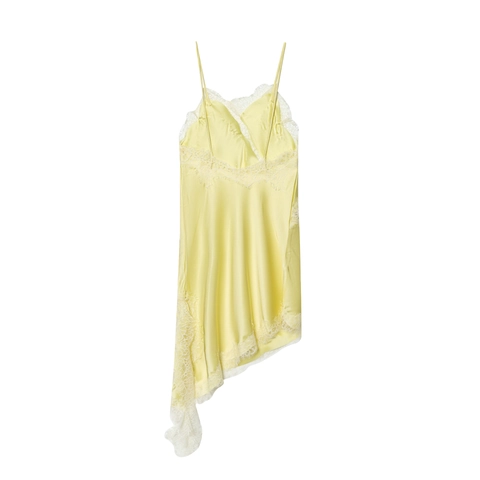 Sexy Mini Spaghettiträger Kleid Für Damen Mit Spitzenbesatz Satin Polyester V Ausschnitt Ärmellos Asymmetrischer Saum