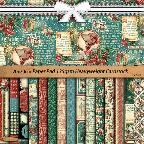 Weihnachten Scrapbooking Papier Vintage Victoria Stil Thema Material Journaling Hintergrund Basteln Kartenmachen
