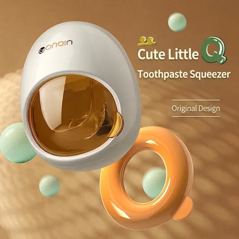 Portaspazzolino Da Parete Con Dispenser Automatico Di Dentifricio Organizzatore Bagno Plastica Senza Foro Bicchieri