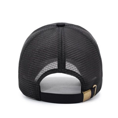 Cappellino Da Baseball In Rete Traspirante Trucker Hat Protezione Solare Regolabile Distintivo In Metallo Sport Estate Unisex