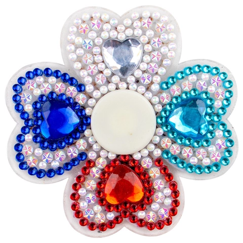 DIY Pittura Diamante Fidget Spinner Acrilico Cristallo Strass Mandala Sollievo Stress Giocattolo Educativo Per Bambini