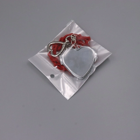 Llavero Metal Corazón Estrella Adorno De Bolso Relicario Foto Espejo Porta Labiales Malla Borla Lazo Regalo