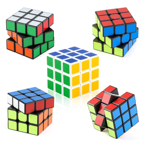 3x3 Magische Kubus Professionele Speed Cube Soepele Rotatie Educatief Puzzel Speelgoed Plastic Verstelbare Spanning