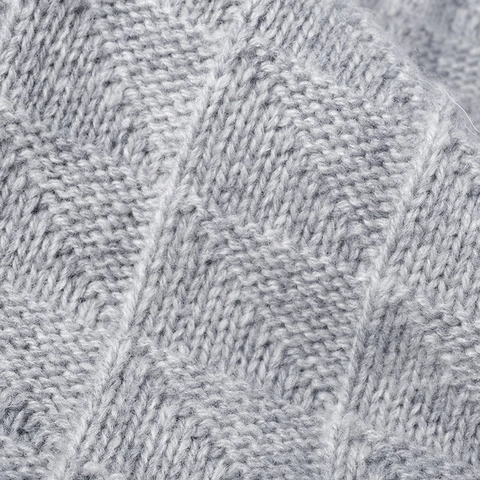 Berretto In Maglia Di Lana Berretto Invernale Caldo Motivo Geometrico All'aperto Berretto A Coste Morbido Donna E Uomo