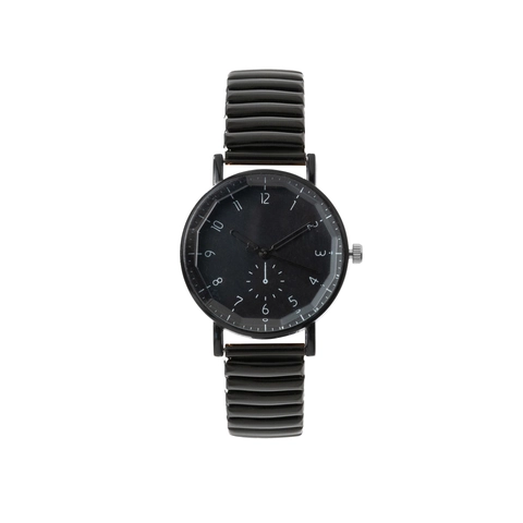 Damen Quarzuhr Minimalistisch Analog Rundes Zifferblatt Legierung Metall Dehnbar Armband Lässig Armbanduhr