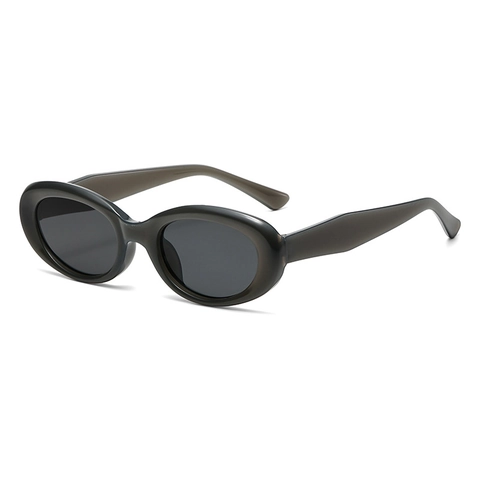 Vintage Oval Sonnenbrille Retro PC Rahmen UV400 Schutz Mode Kleine Rahmen Brillen Für Damen Herren