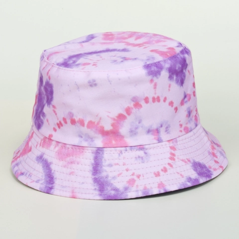 Cappello Da Pescatore Tie Dye Colorato Reversibile Tela Cotone Protezione Solare Aperto Spiaggia Estate Per Donne Uomini