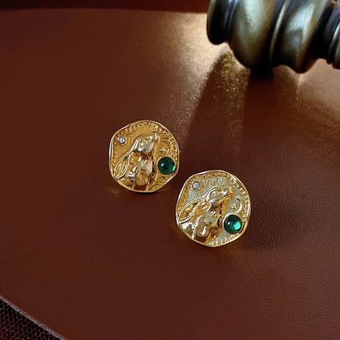 Vintage Stud Earrings For Women With 925 Sterling Silver Earring Post Alloy Artificial Pearl Heart Flower Retro French Accessory