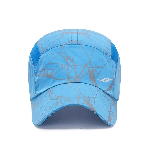 Casquette De Baseball Sport Séchage Rapide Respirante Mesh Chapeau De Soleil Extérieur Motif Géométrique Ajustable Polyester
