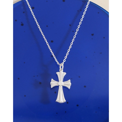Collana Con Pendente A Croce Argento Sterling 925 Catena O Minimalista Stile Ins Coreano Gioielli Per Donna Elegante