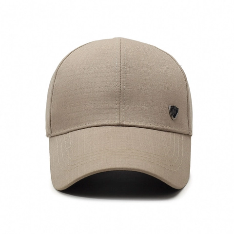 Herren Baseballkappe Sonnenschutz Baumwolle Polyester Mischung Verstellbare Metallschnalle Outdoor Freizeit Schirmmütze