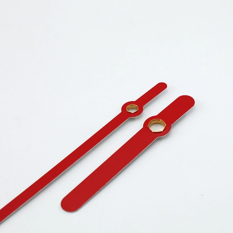 Clock Hands Aluminum Metal DIY Repair Accessory For Quartz Wall Clock Hour Minute Second Minimalist Style