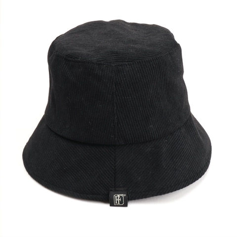Cappello Alla Pescatora In Velluto A Coste Caldo Protezione Solare Pieghevole Casual Per Donna Etichetta Ricamata