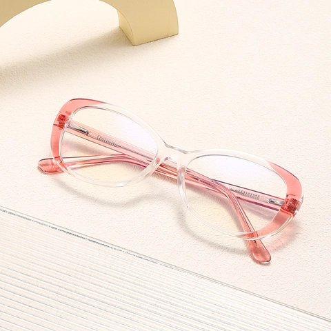 Mode Cat Eye Anti Blaulicht Brille PC Rahmen Vintage Optische Brille Für Damen Und Herren