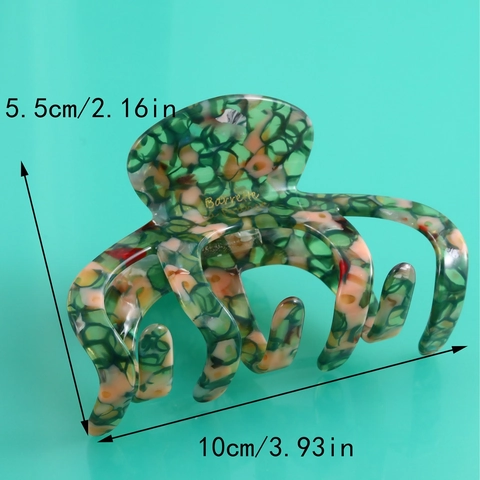 Mollette Per Capelli In Acetato Grande Pinza A Squalo Antiscivolo Stile Francese Minimalista Per Donna Accessori Per Capelli