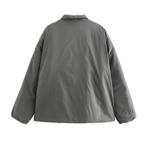 Women's Casual Kimono Style Padded Jacket Loose Wrap Lace-up Quilted Winter Coat Warm Windproof Outwear For Women