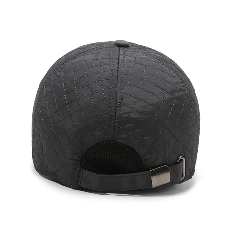 Herren Winter Baseballkappe Gesteppt Ohrenschutz Warm Winddicht Polyester Baumwolle Hut Outdoor Sport Verstellbar
