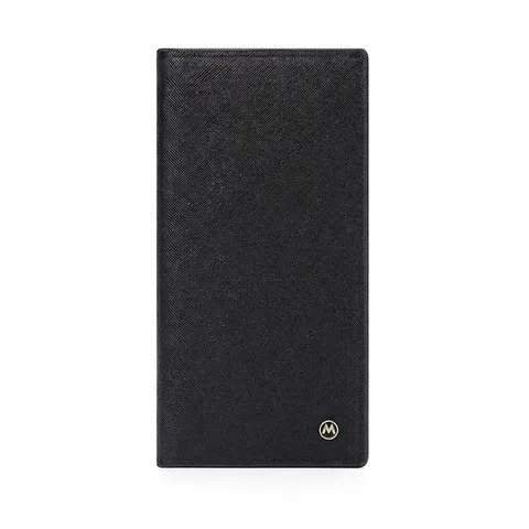 Men Long Wallet Saffiano PU Leather RFID Blocking Business Card Holder Ultra-Light Durable Daily Purse