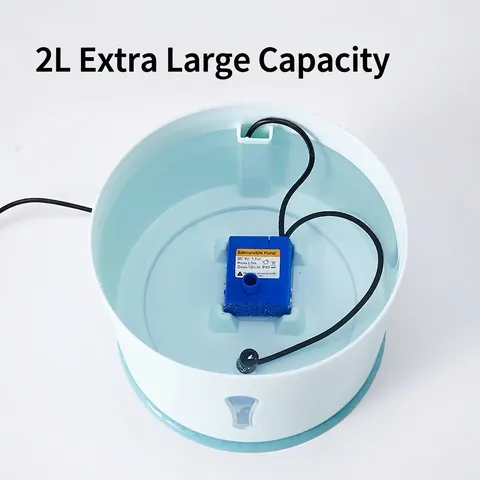 Fuente De Agua Automática Gatos Acero Inoxidable Ultra Silenciosa Dispensador De Agua Filtrada Mascotas Con Luz LED