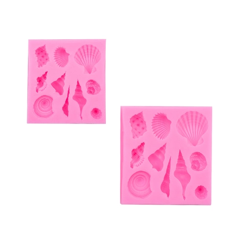 Stampo Silicone Oceano Conchiglia Capasanta Stella Marina Forma Fondant Cioccolato Decorazione Torte Cucina Fai Da Te