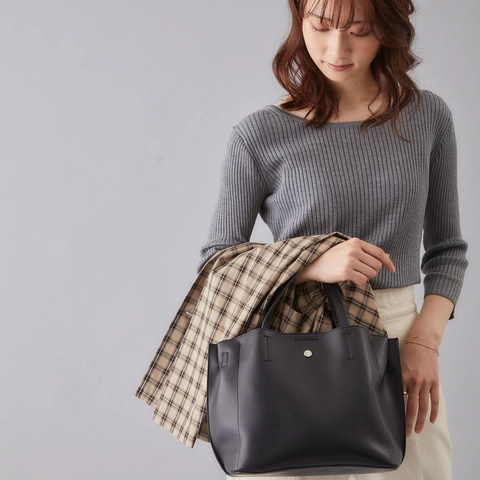 Women Shoulder Bag PU Leather Handbag Crossbody Purse Boston Style Solid Color Commuter Tote With Adjustable Strap For Daily