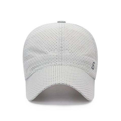 Mesh Baseball Cap Quick-Dry Breathable Outdoor Running Sports Hat Adjustable Sun Protection Unisex Lightweight