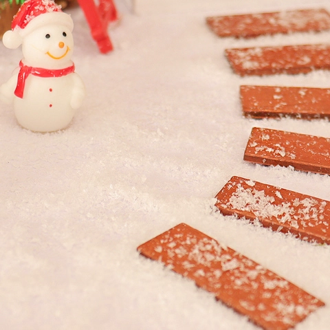 Neve Artificiale Simulazione Morbidi Fiocchi Di Neve Per Natale Casa Delle Bambole Miniatura DIY Decorazione