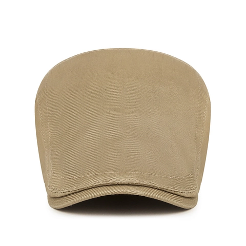 Retro Cotton Twill Flat Cap Vintage British Style Ivy Hat With Adjustable Metal Buckle For Men Women Peaked Newsboy
