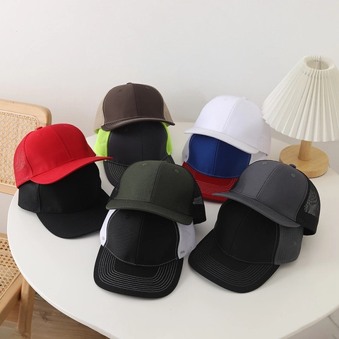 Cappello Da Baseball Trucker In Rete Cotone Traspirante Protezione Solare Outdoor Regolabile Uomo Donna
