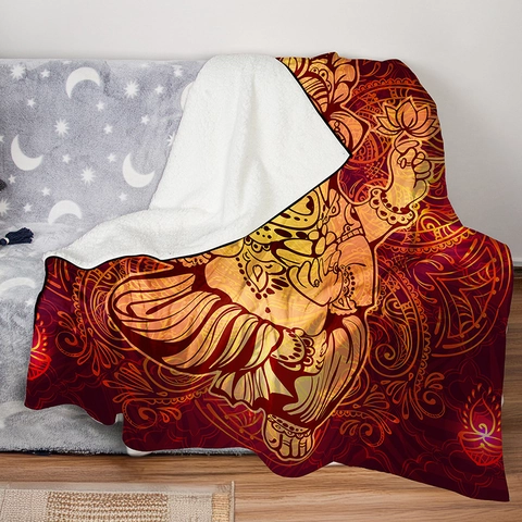 Coperta In Flanella Motivo Festivo Natale Halloween Pile Morbido Caldo Per Divano Letto Ufficio Viaggio Accogliente Decorazione Casa