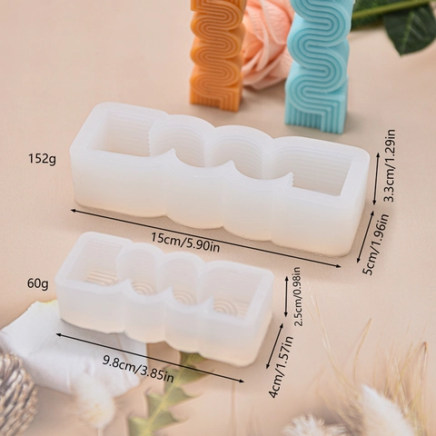 Geometrische Wellen S-Form Silikonform Lange Kurve Streifen Für DIY Aromatherapie Kerze Seife Gips Dekor