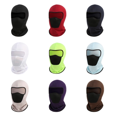 Breathable Balaclava Full Face Mask With Mesh Filter For Outdoor Cycling Skiing Windproof Sun Protection Hat For Men Women