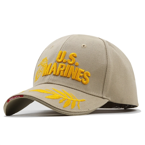 Cappello Da Baseball Twill Di Cotone Traspirante Protezione Solare Outdoor Stile Militare Ricamo 3D Regolabile Unisex Tattico