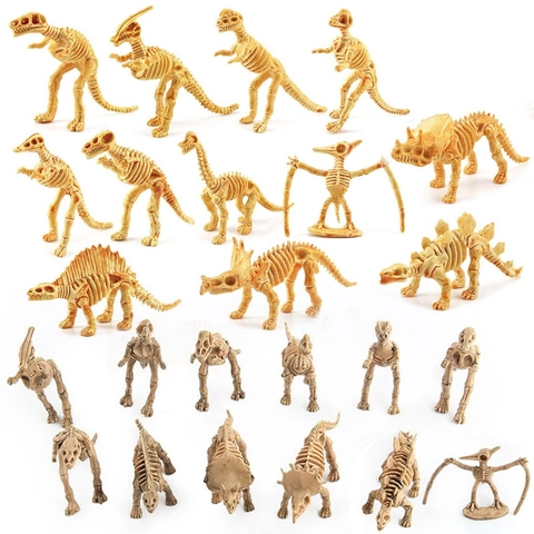 Modello Di Scheletro Di Dinosauro Archeologico Simulazione Fossile Pvc Giocattoli Scientifici Educativi Bambini Decorazione Scrivania